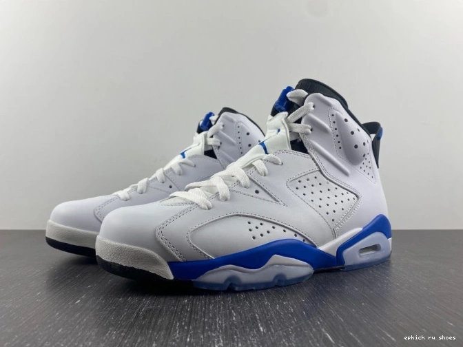 Rep Sport Jordan 6 (2014) Blue Air Retro 384664-107 0723